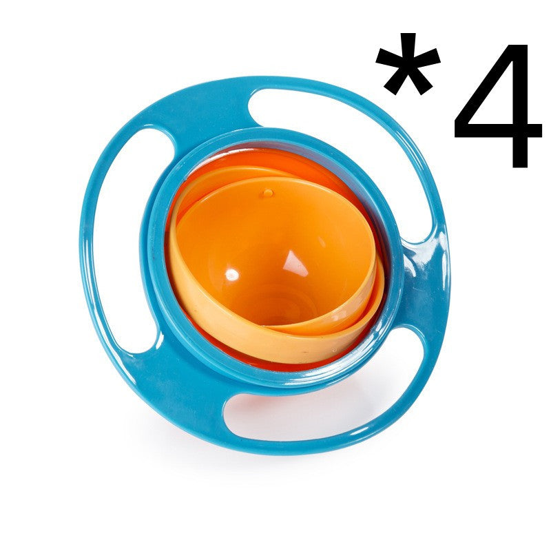 360° Rotate Universal Spill-Proof Baby Bowl – Anti-Spill Gyro Bowl with Rotating Inner Dish | Infinity Bazaar