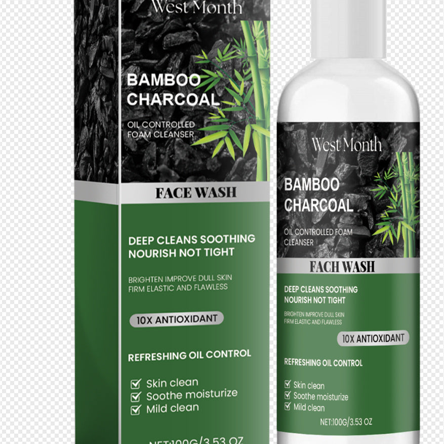 Antioxidant Bamboo Charcoal Cleanser For Deep Cleansing