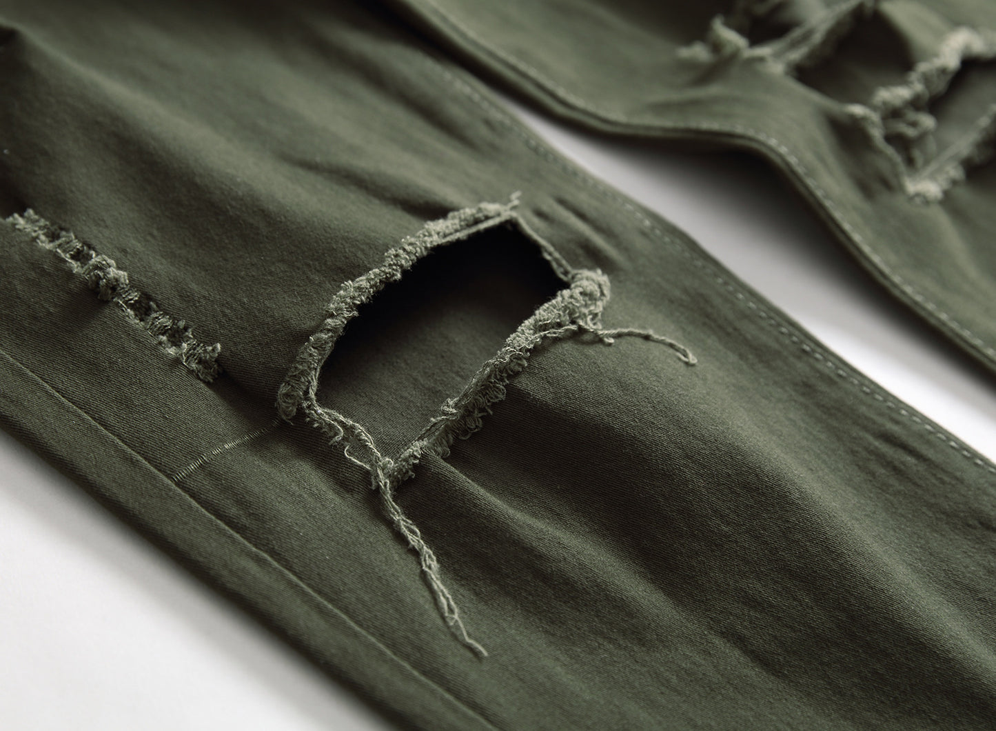 Men's Casual Pants Large Ripped Slim Fit