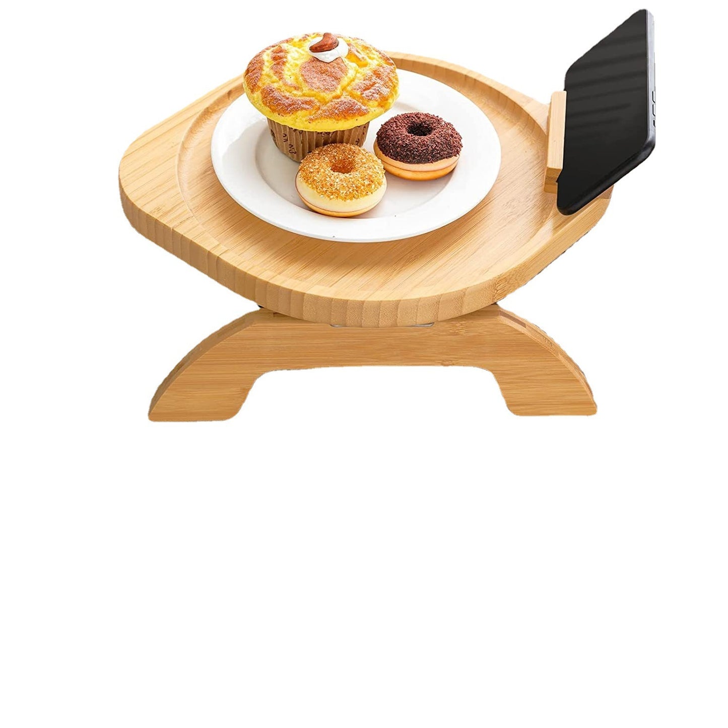 Bamboo Sofa Tray – Portable Folding Tray for Home Decor and Convenience