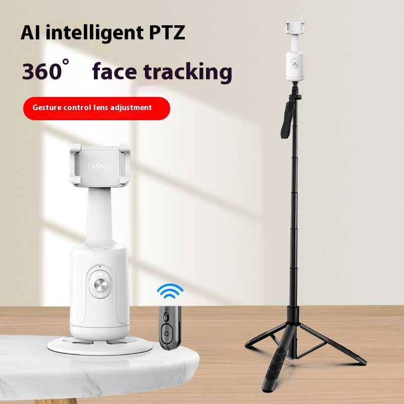 360° Auto Face Tracking Smart Gimbal – AI Phone Stabilizer with Gesture Control & Tripod Support for Vlog & Live Streaming | Infinity Bazaar