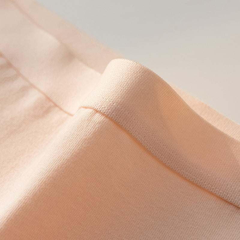 Women's Cotton Underwear Cotton Mid Waist Traceless Briefs Cotton