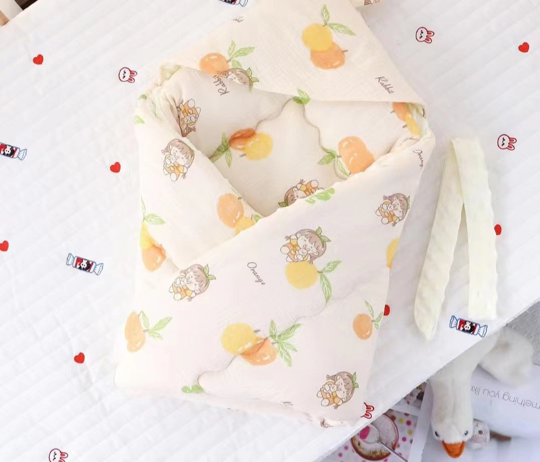 Baby Cotton-padded Blanket Cotton Candy Beanie