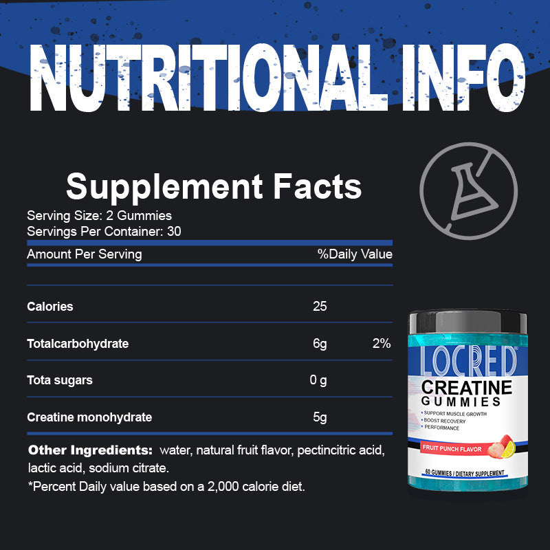 Creatine Exercise Soft Candy Fitness Gummies