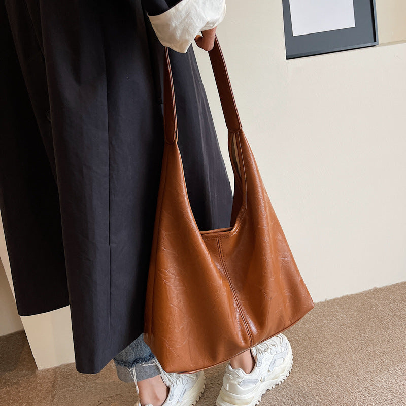 Women's 2pcs Composite Fashionable Tote Shoulder Bag With Clutch