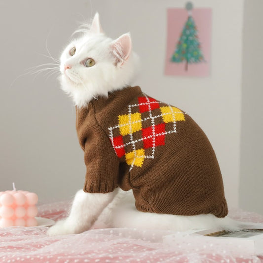 Clothes Fall Hair Fall Prevention Kitten Autumn And Winter Sweater