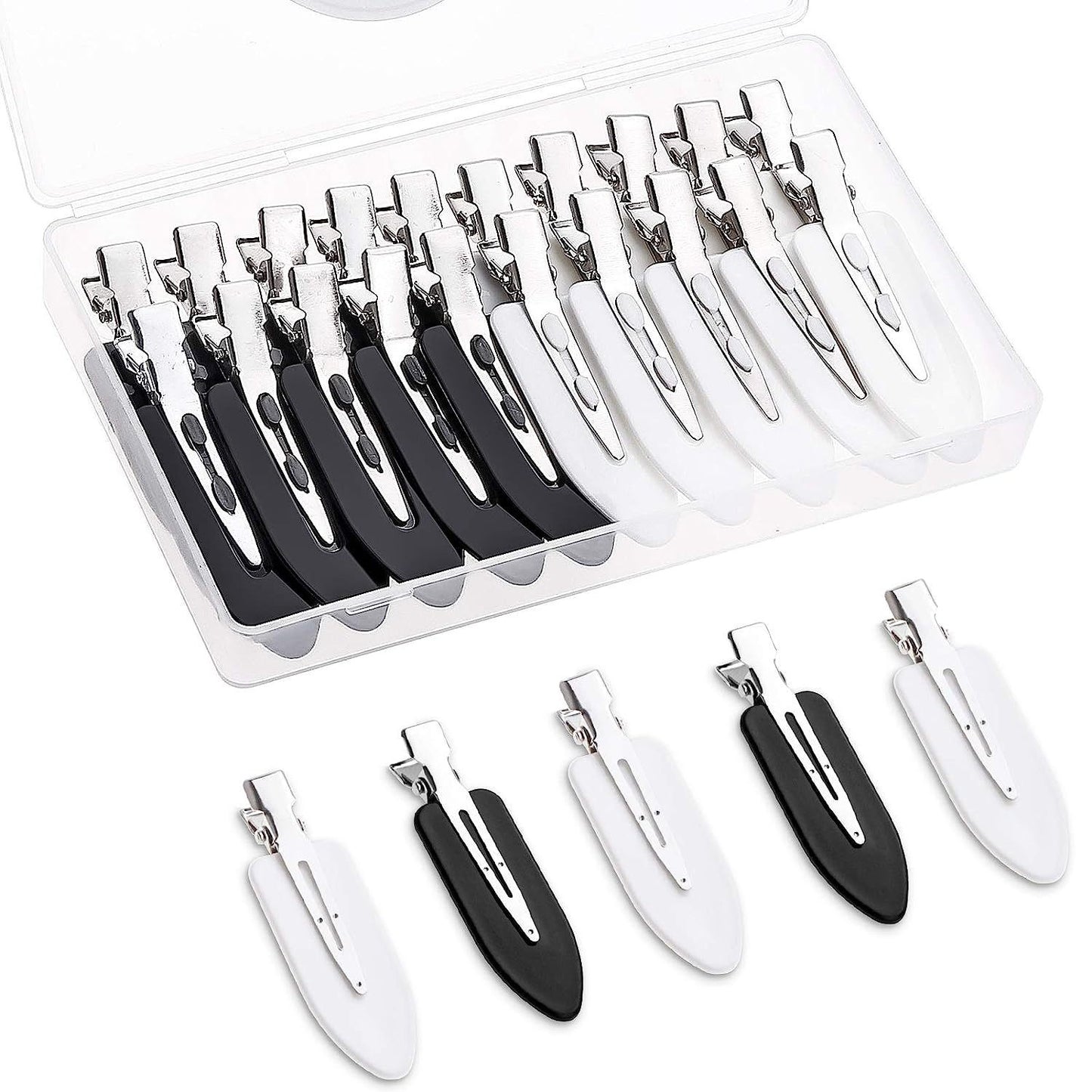 Traceless Barrettes Hair Makeup Hairpin Bang Side Clip Children Internet Celebrity Minimalist Small Leaf Duckbill Clip