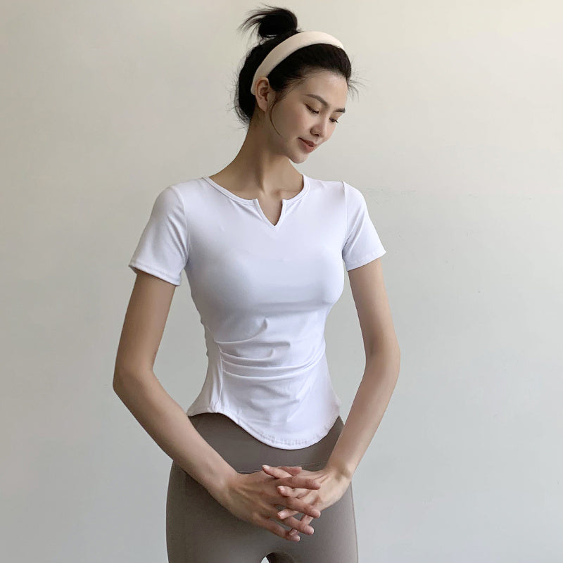 Women's Quick Dry Sports Short Sleeve Top Set