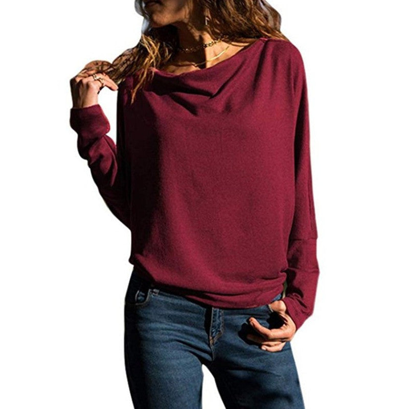 Solid Color Loose Top T-shirt