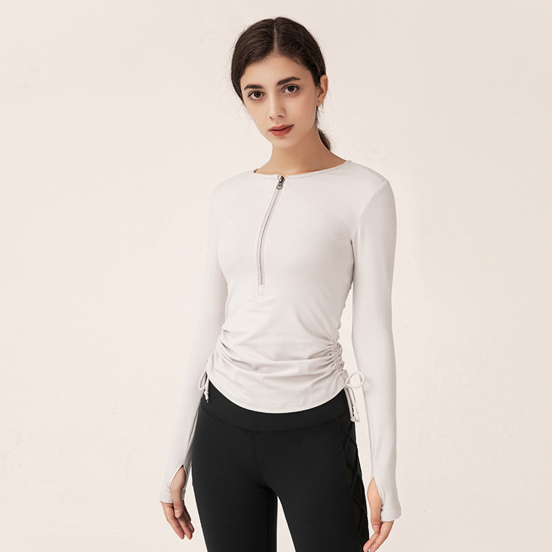 European and American Drawstring Yoga Wear