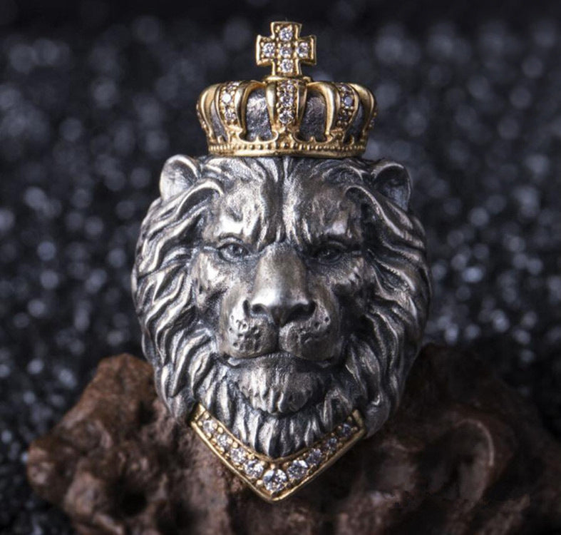 Vintage Lion Ring – Bold Strength, Timeless Style