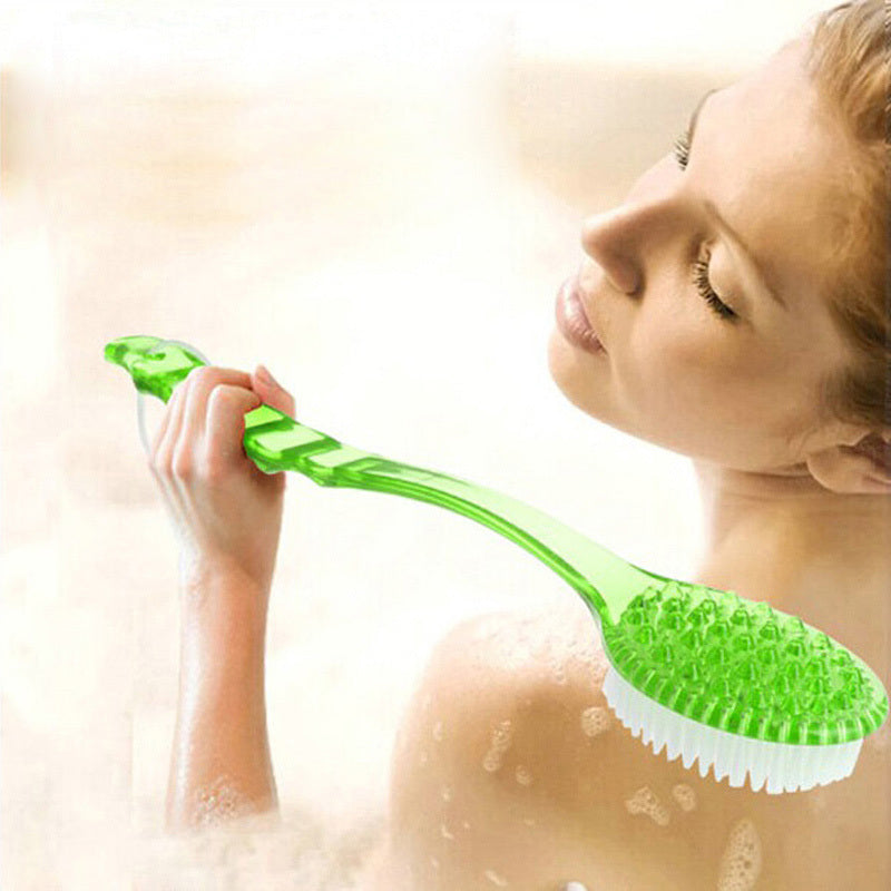 Long Handle Back Brush – Exfoliating Shower Sponge Scrubber for Smooth, Glowing Skin