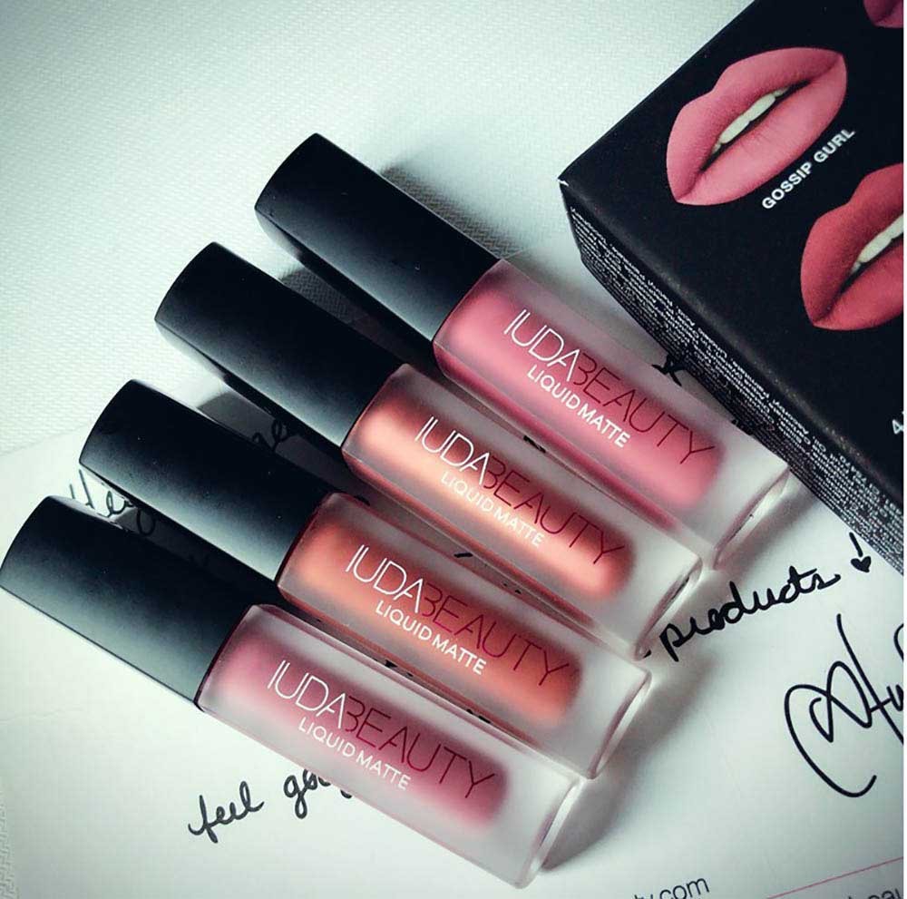 4-Piece Mini Lip Glaze Set – Vitamin-Infused Gloss for Smooth, Long-Lasting Color | Infinity Bazaar
