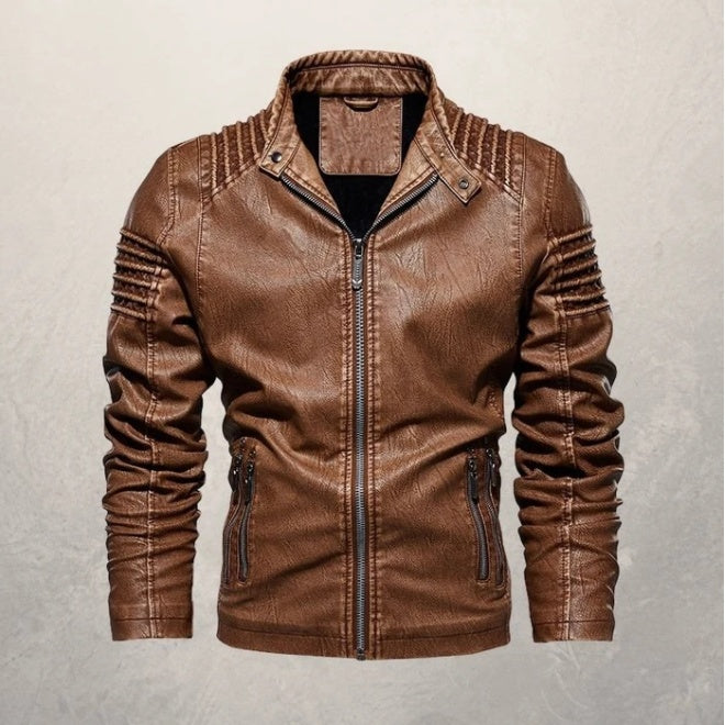 Men's Motorcycle Leather Jacket