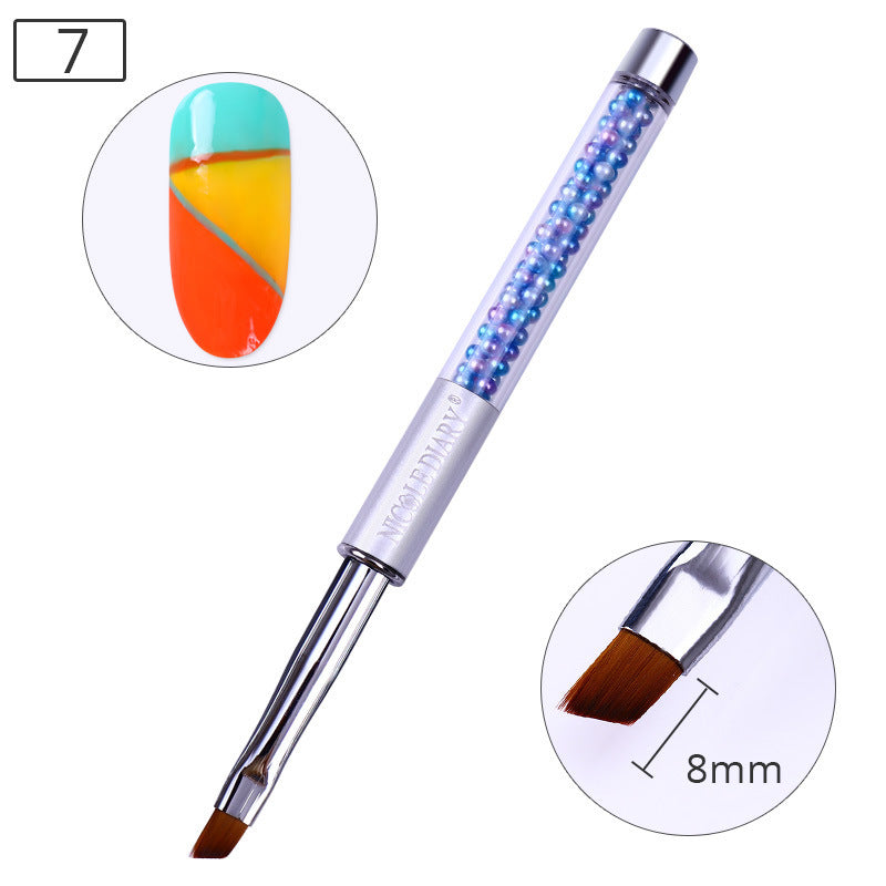 NICOLE Diary UV Nail Brush Tool Set