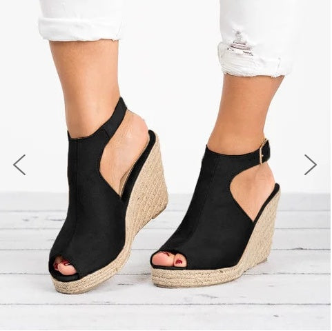 Women Platform Sandals Peep Toe Spartan Sandals Women Summer Wedges High Heel Shoes