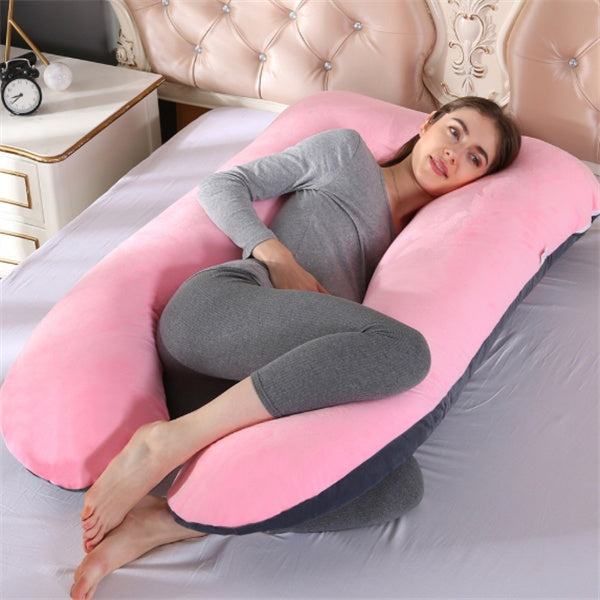 Sleeping Support Pillow for Pregnant Women - U-Shape Maternity Pillow for Pregnancy Side Sleepers