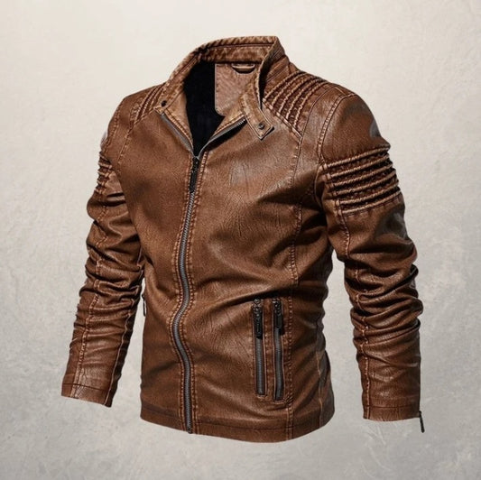 Men's Motorcycle Leather Jacket
