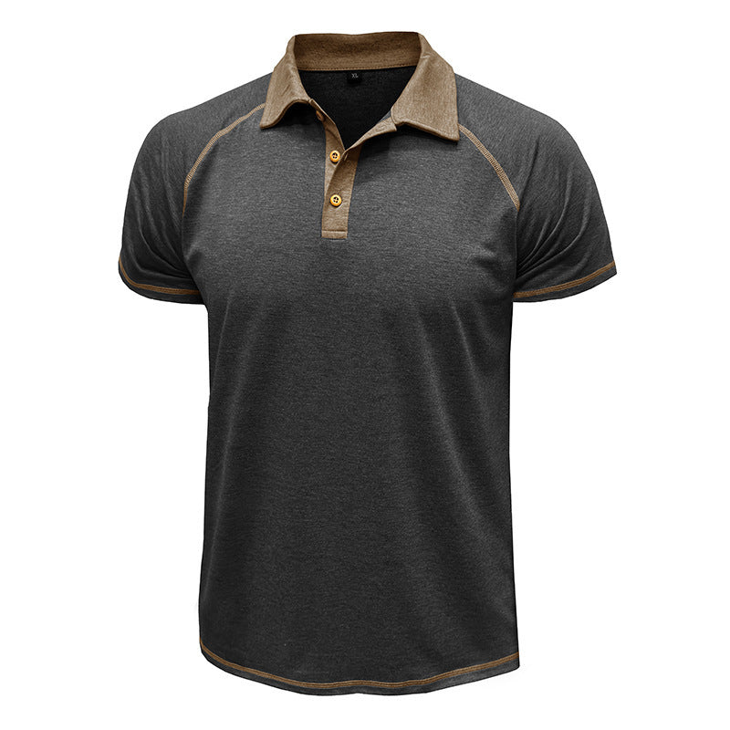 Short-sleeved Lapel T-shirt