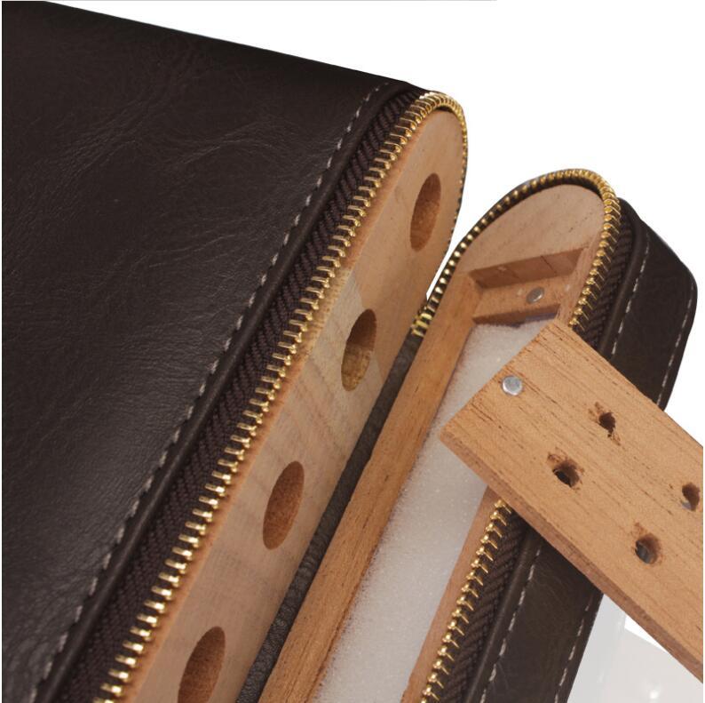 Wooden 6-Pack Portable Cigar Case cigar Humidor