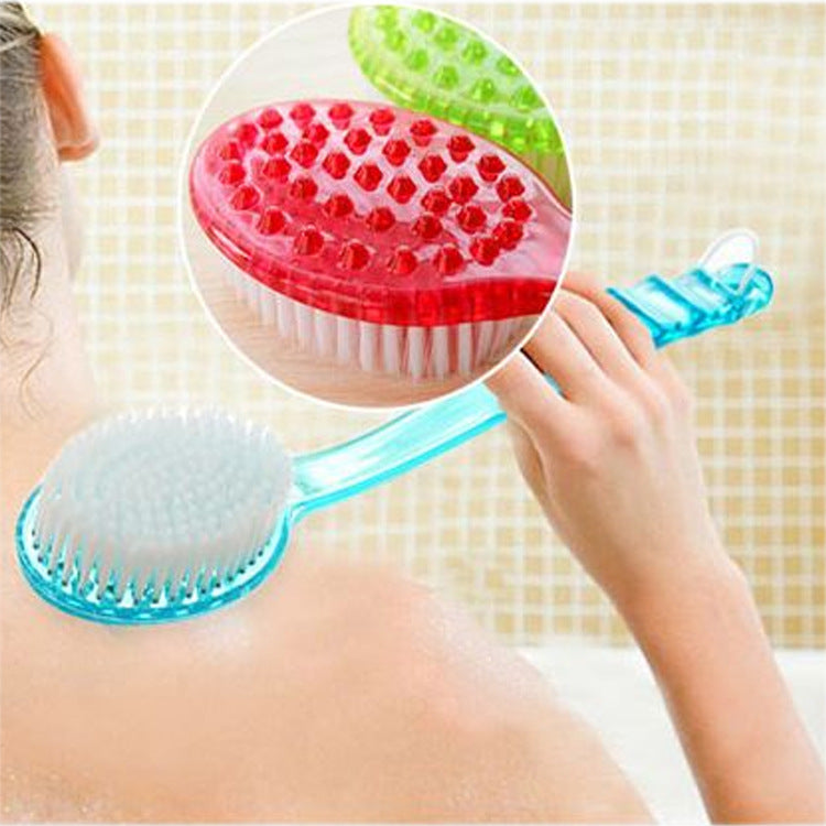 Long Handle Back Brush – Exfoliating Shower Sponge Scrubber for Smooth, Glowing Skin