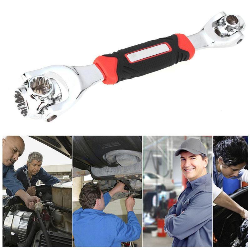 48-in-1 Universal Socket Wrench – 8-in-1 360° Rotating Multi-Tool Spanner for Bolts, Nuts & Screws | Infinity Bazaar