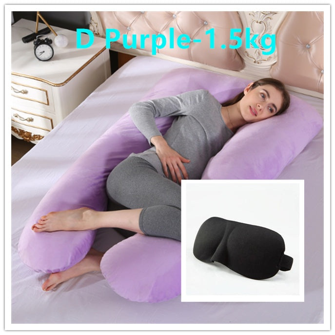 Sleeping Support Pillow for Pregnant Women - U-Shape Maternity Pillow for Pregnancy Side Sleepers