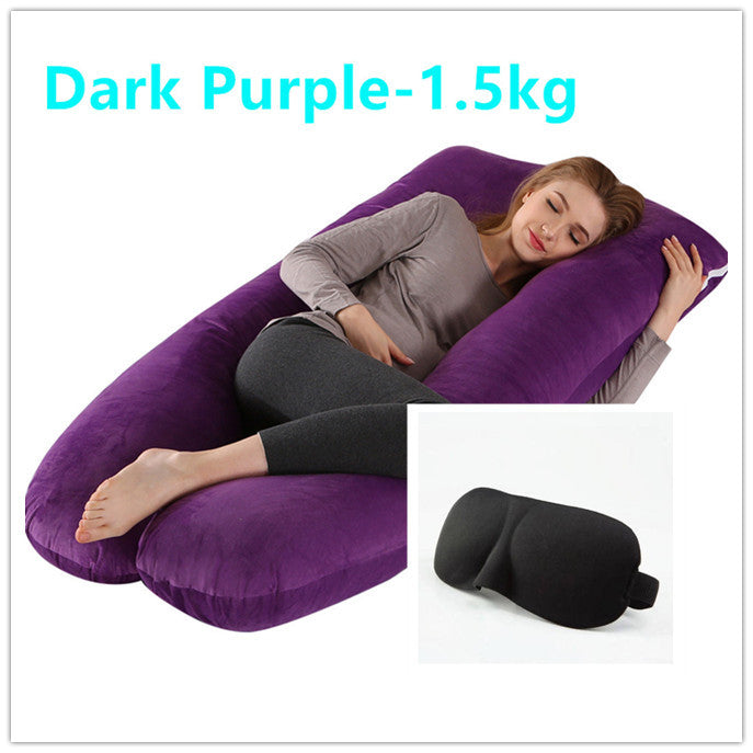Sleeping Support Pillow for Pregnant Women - U-Shape Maternity Pillow for Pregnancy Side Sleepers