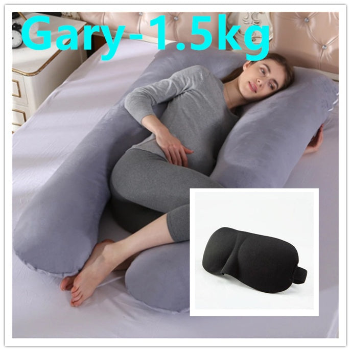 Sleeping Support Pillow for Pregnant Women - U-Shape Maternity Pillow for Pregnancy Side Sleepers