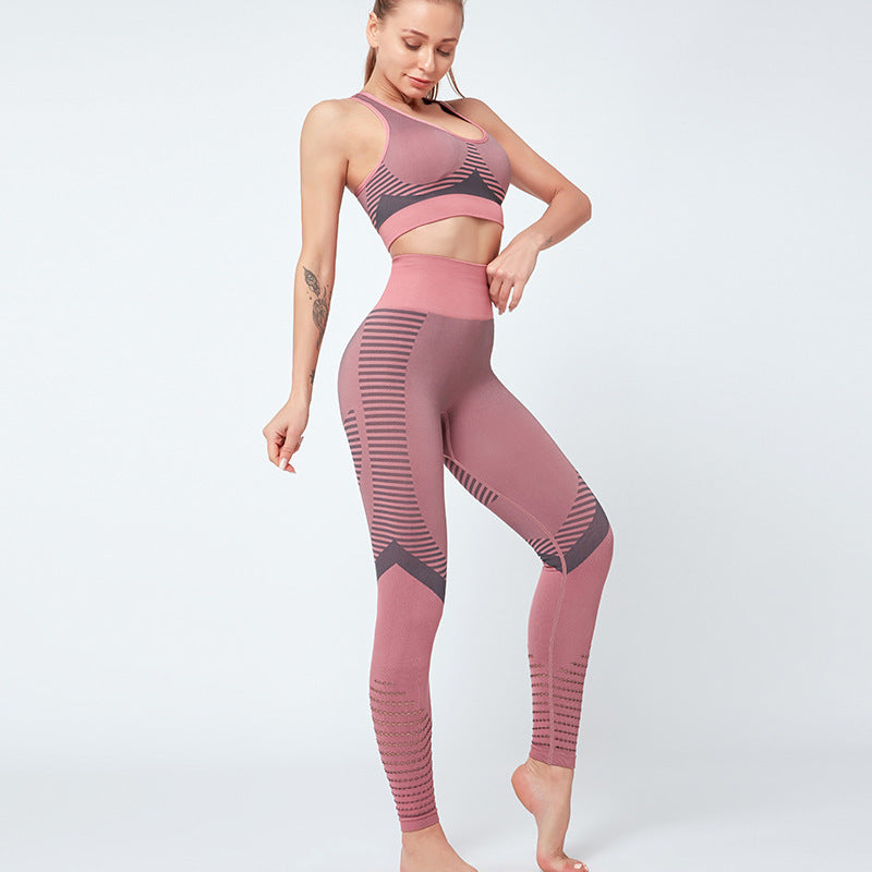 Seamless High-Waist Yoga Pants for Women – Retro Animal Print Sportswear Leggings | Infinity Bazaar