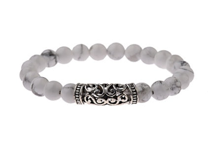 Chinese Style Pattern Cylindrical Bracelet – Unique Elegance &amp; Natural Energy