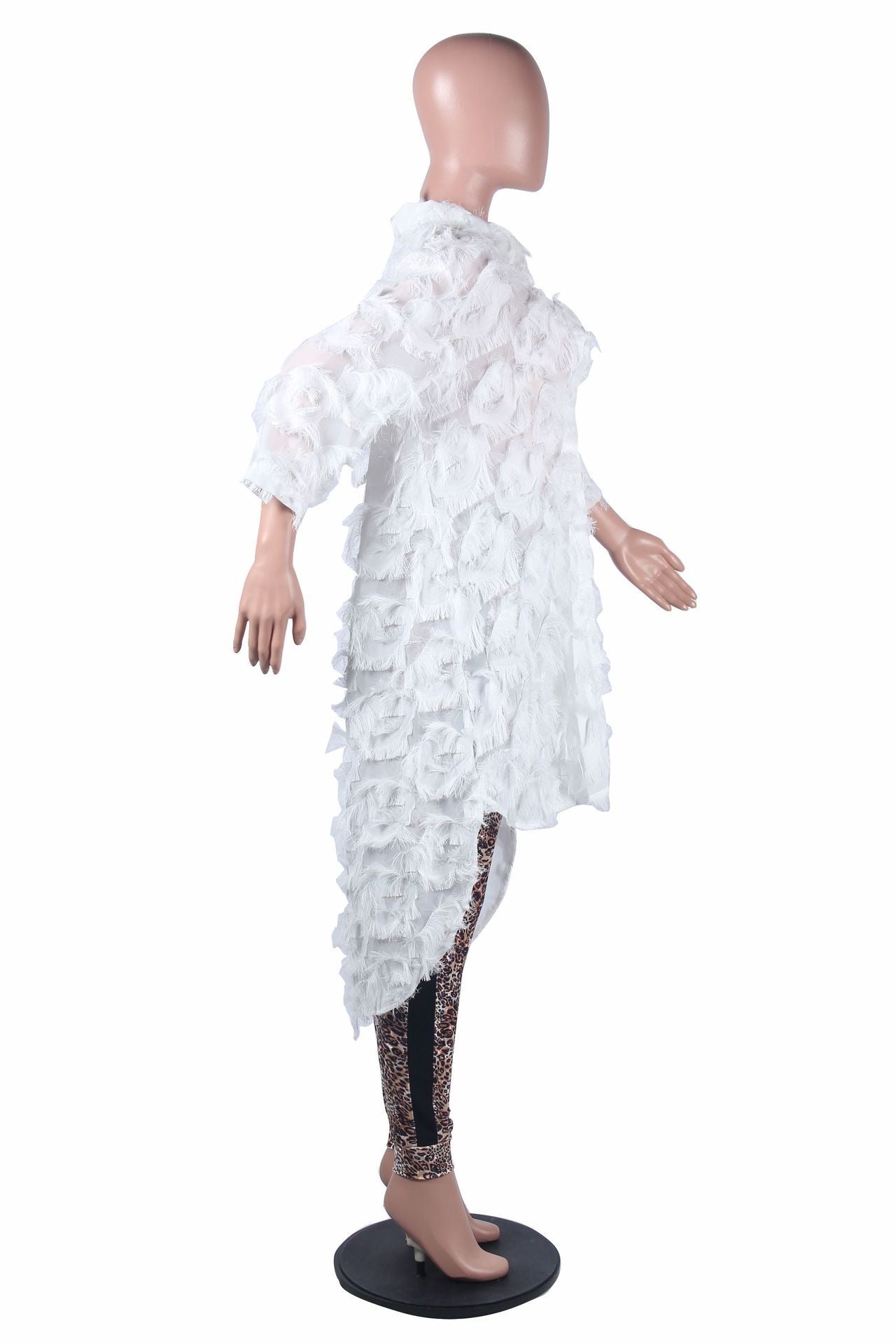 BN7025 European And American Fashion Women's Clothing Wholesale Loose Fluffy Dresses Fashionable And Noble And Graceful