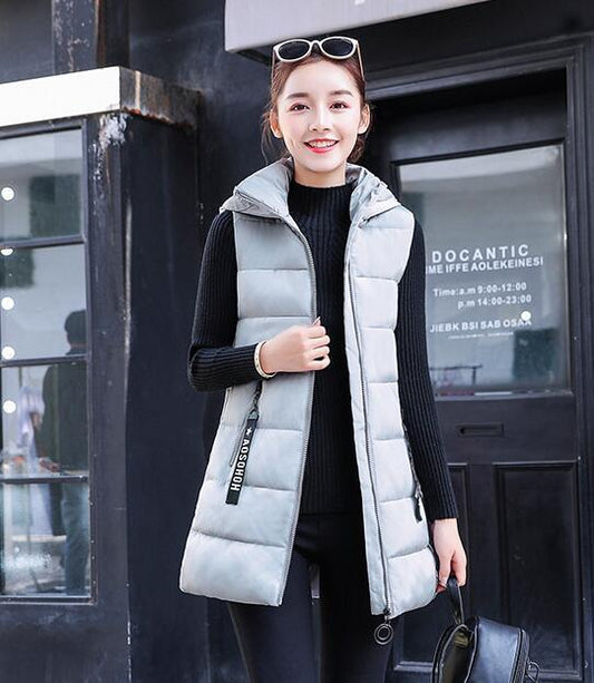 Spring and Autumn Vest Down Cotton Jacket Jacket Lady