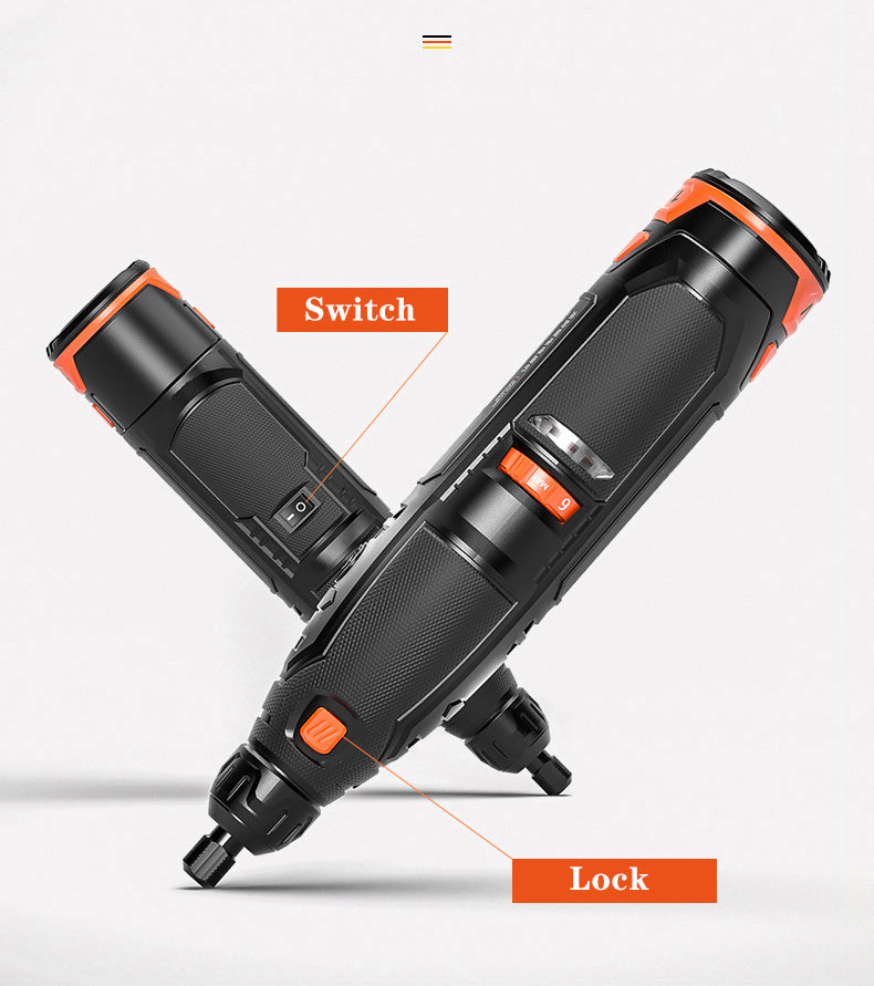 Electric Grinder: Small Hand-held Electric Woodworking Engraving Complete Set – Rechargeable Lithium Battery Micro Grinder