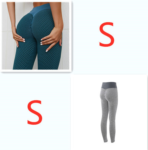 Plaid Seamless High-Waist Fitness Leggings for Women – Breathable Yoga & Gym Pants | Infinity Bazaar