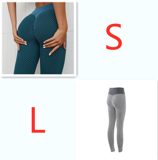 Plaid Seamless High-Waist Fitness Leggings for Women – Breathable Yoga & Gym Pants | Infinity Bazaar