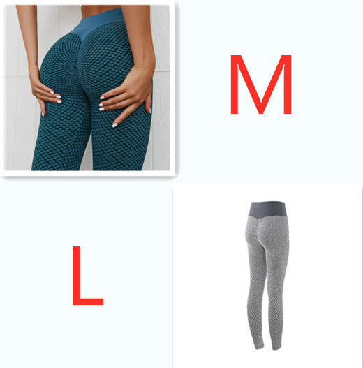 Plaid Seamless High-Waist Fitness Leggings for Women – Breathable Yoga & Gym Pants | Infinity Bazaar