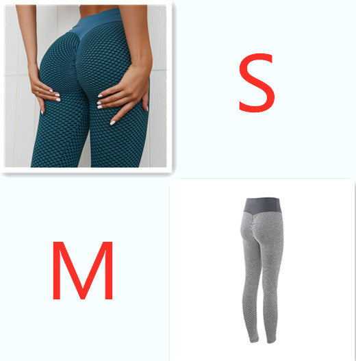 Plaid Seamless High-Waist Fitness Leggings for Women – Breathable Yoga & Gym Pants | Infinity Bazaar