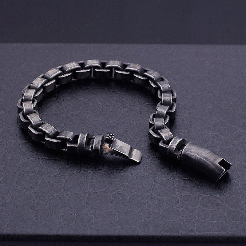 Titanium Steel Bracelet – Bold, Trendy, and Durable