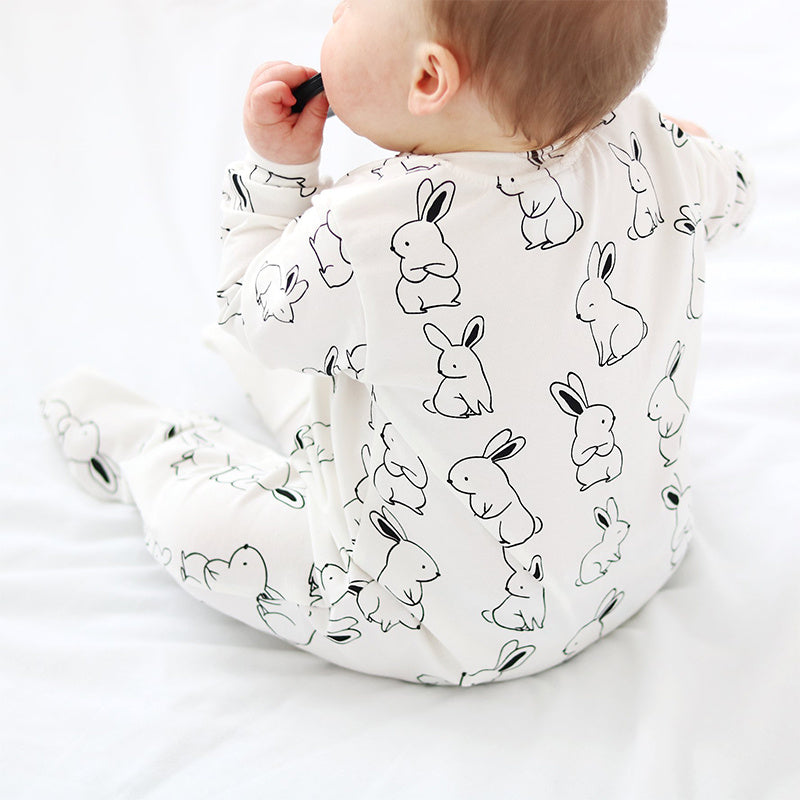 Baby Cotton Jumpsuit With Feet Pure Cotton