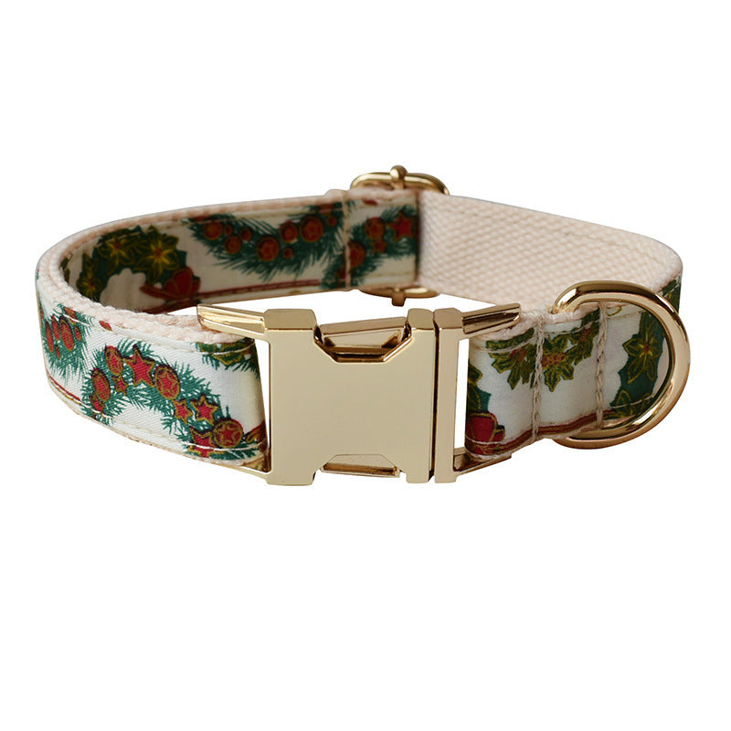 Butterfly Knot Metal Buckle Collar Pet Products