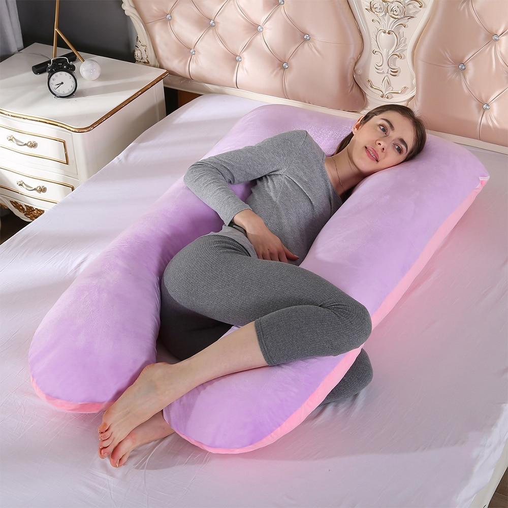 Sleeping Support Pillow for Pregnant Women - U-Shape Maternity Pillow for Pregnancy Side Sleepers