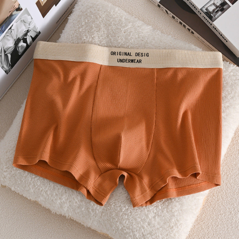 Men's Cotton Plus Size Antibacterial Breathable Boxers