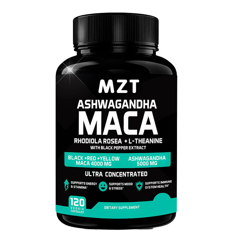 Ashwagandha Maca Capsules for Adults – 60 Capsules | Infinity Bazaar
