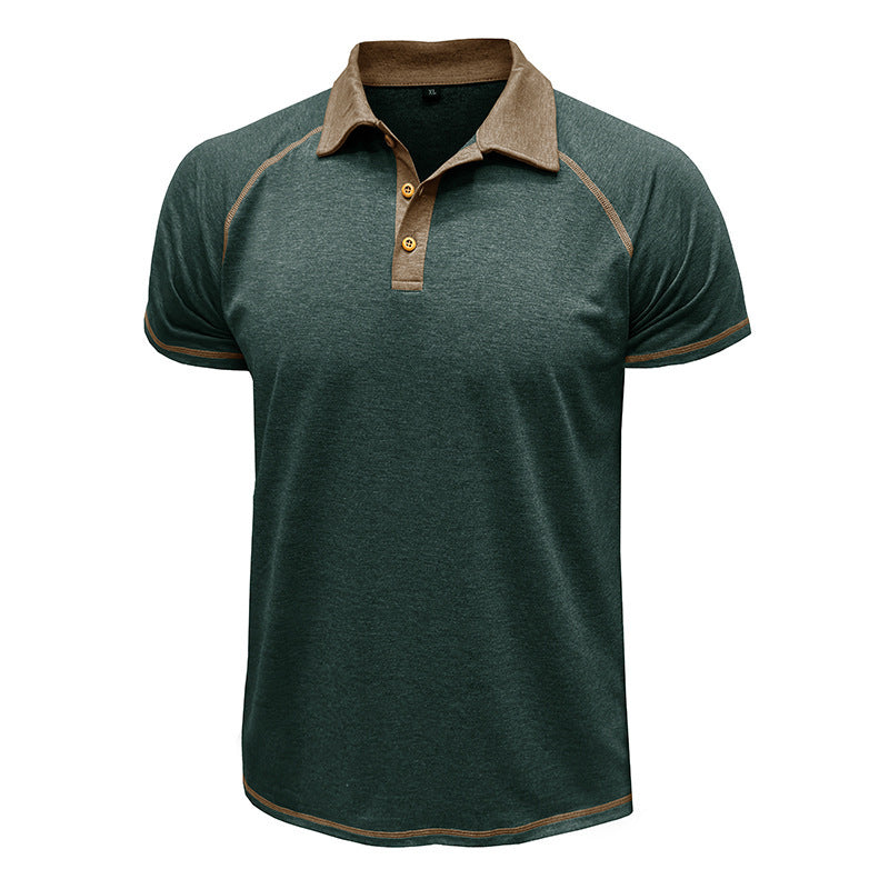 Short-sleeved Lapel T-shirt