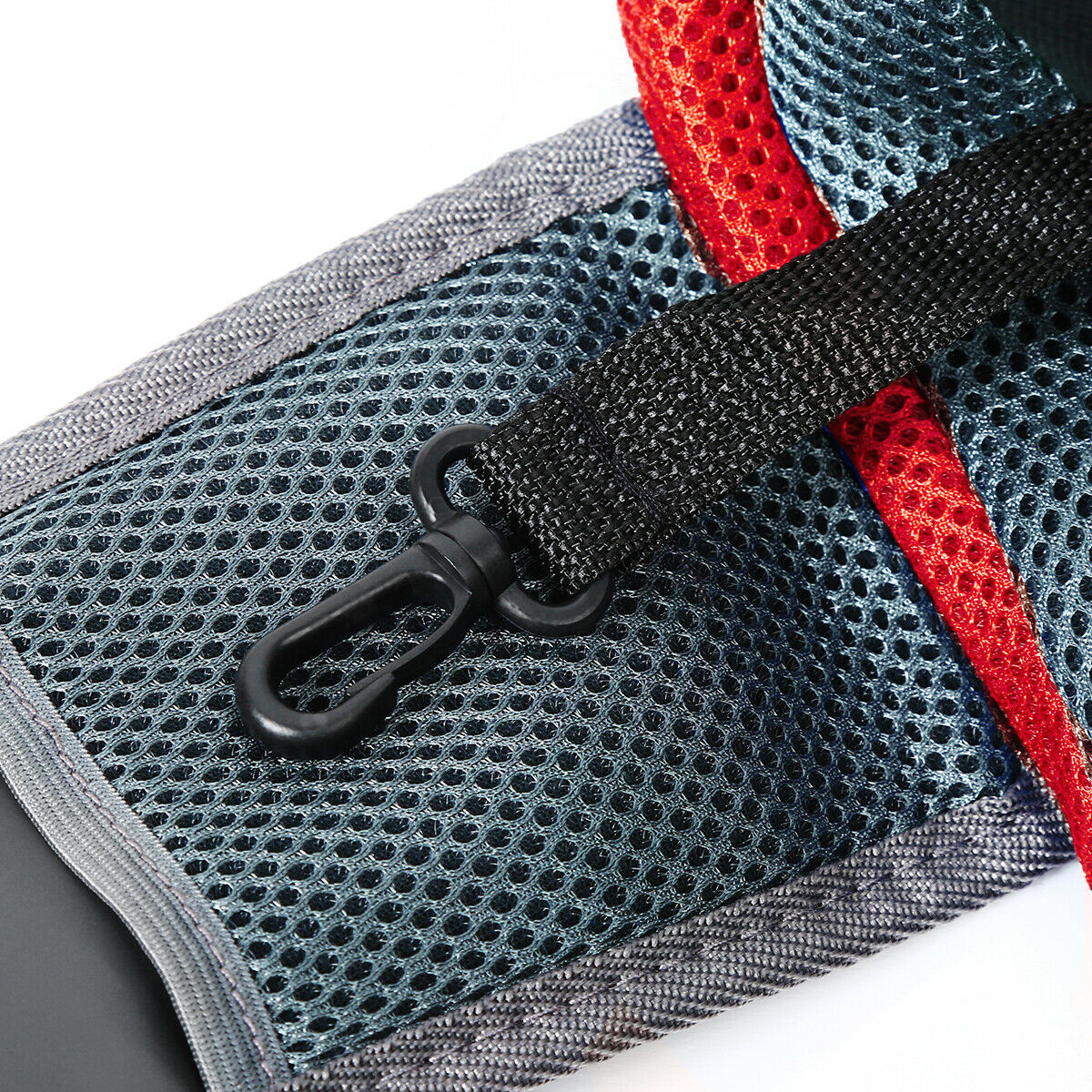 POPMARKET Dog Carrier Shoulder Bag – Breathable Mesh Sling with Safety Hook & Adjustable Strap, for Small Pets up to 22lbs | Infinity Bazaar