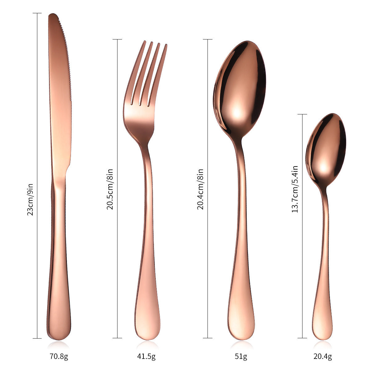 24-Piece Stainless Steel Cutlery Set – 18/10 Dishwasher-Safe Flatware for 6 People | Infinity Bazaar