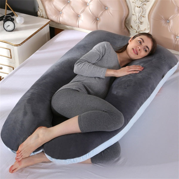 Sleeping Support Pillow for Pregnant Women - U-Shape Maternity Pillow for Pregnancy Side Sleepers