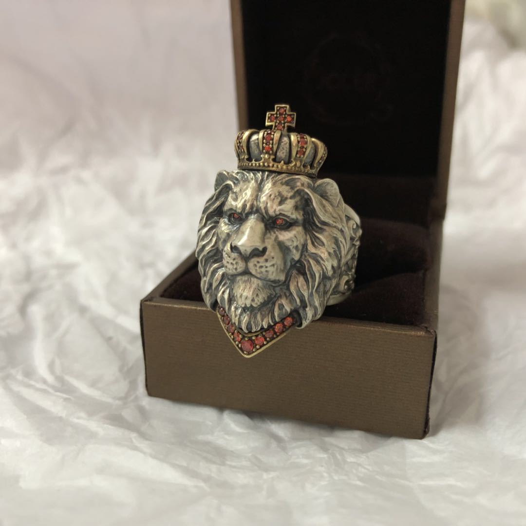 Vintage Lion Ring – Bold Strength, Timeless Style