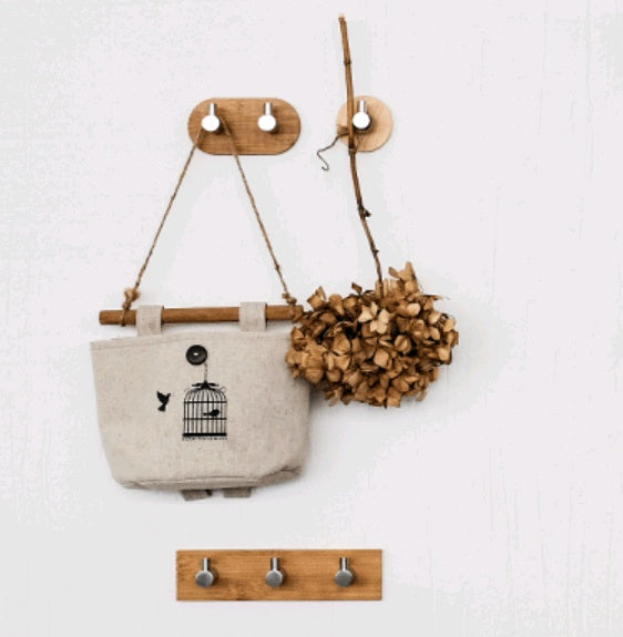 L-shaped metal coat hook